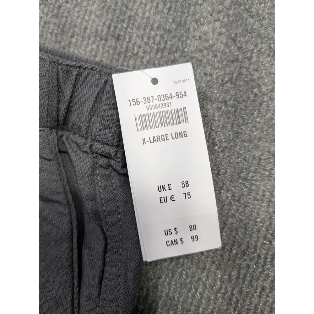 Abercrombie & Fitch Pants Mens XL Long Loose Straight Linen Beachy Resortwear